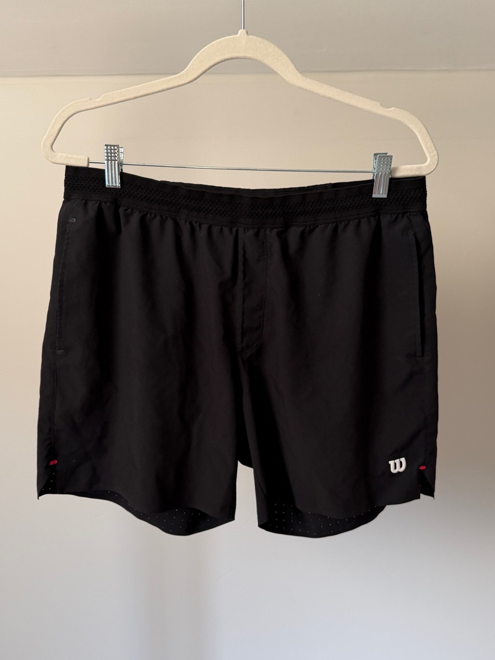 Wilson Men’s Black Tournament Short 7” Sz L